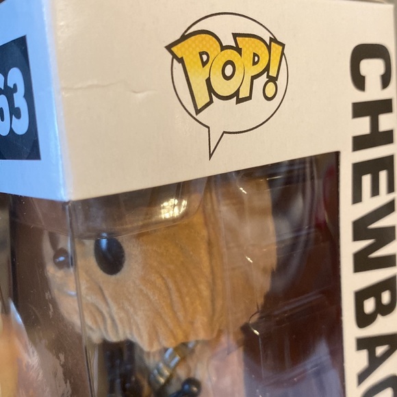Funko Pop Chewbacca Flocked #63 Star Wars Exclusive Bobble Head - Picture 11 of 12